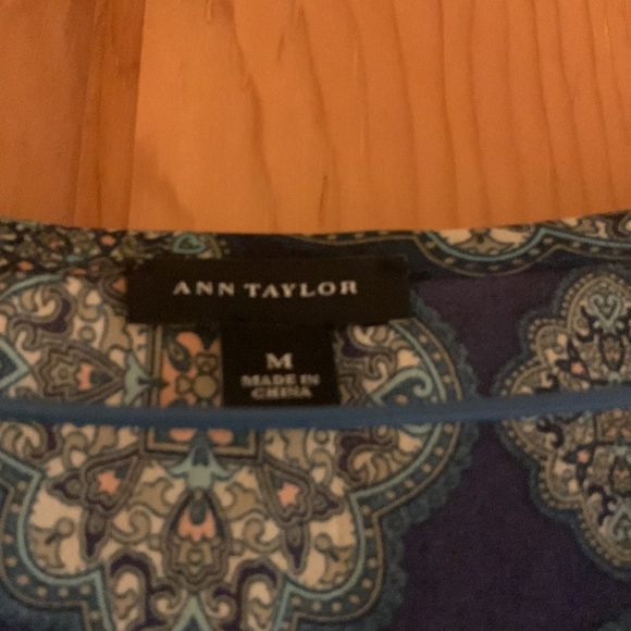 Ann Taylor Paisley Blouse - Size M - Picture 2 of 3